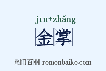 金掌是什么意思的图片